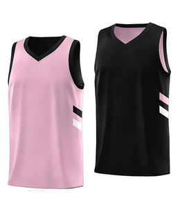Uniformes de basketball pour adultes, respirants, en mesh, performance athlétique, design par sublimation, position du logo sur le devant, nom d'équipe personnalisé - Product Image 3