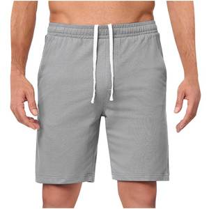 Verano nuevos pantalones cortos con cordón hombres Casual Jogger Sweathshorts Casual clásico entrenamiento gimnasio correr deportes tablero pantalones cortos - Product Image 1