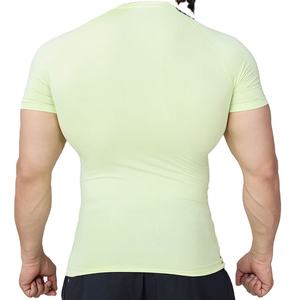 Camiseta Deportiva de Compresión Ligera de Manga Corta para Hombre, Transpirable, para Correr, 90% Poliéster, 10% Elastano - Product Image 5
