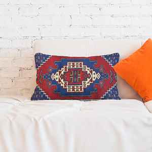 Funda de Almohada con Estampado Turco - Diseño Kilim para Decoración del Hogar, Solo Funda - Product Image 5