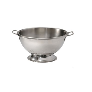 Ensemble d'ustensiles de cuisine avec passoire en métal à deux poignées pour panier de fruits en acier inoxydable passoire en treillis métallique pour légumes vente en gros - Product Image 6