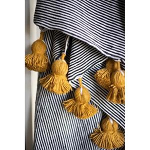 Manta Marroquí Hecha a Mano, Auténtica, Artesanal, Diseño Tribal, Suave, Tejida, Decoración para el Hogar, Regalo - Product Image 1