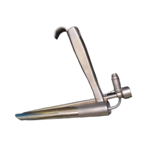 Soporte Manual para Laringoscopio de Acero Inoxidable y Soporte Torácico, Instrumentos Quirúrgicos ORL con Pinzas, Certificado MOL, Uso Hospitalario - Product Image 4