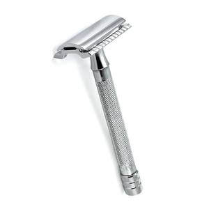 Maquinilla de Afeitar de Seguridad Reutilizable de Doble Filo con Mango de Bambú Ecológico para Afeitado en Húmedo, para Rostro y Axilas de Hombres y Mujeres, Material de Madera - Product Image 5