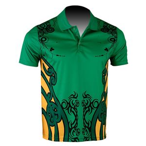 เสื้อยืดโปโลเพนท์บอลแนวยุทธวิธีเสื้อโปโลผ้าโพลีเอสเตอร์แห้งเร็วระบายอากาศได้ดีปักโลโก้ได้ตามต้องการสำหรับทีมกลางแจ้ง - Product Image 3