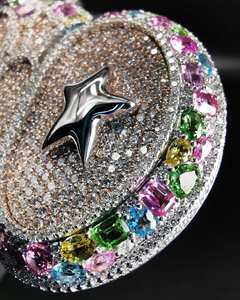 Bijoux pendentif en diamant brillant pour femmes collier de mode adapté au festival de fête de mariage et au but de cadeau - Product Image 5