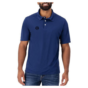 Jersey de manga corta con estampado de logotipo personalizado para hombre, Polo de color sólido de secado rápido, ligero, transpirable, patrón de ajuste perfecto - Product Image 6