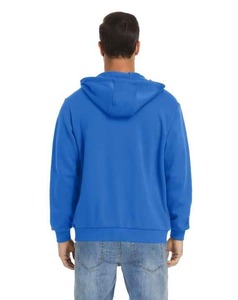 100% algodón de invierno para hombre cómodo Casual Fleece Hoodie sólido Anti-Pilling Full Zip up transpirable estampado patrón en venta - Product Image 1