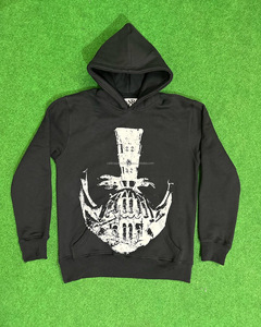 2024 meilleur design hommes 450gsm polaire pull à capuche impression de logo personnalisé plus vêtements de rue 100% coton de haute qualité - Product Image 1