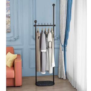 Perchero Minimalista Moderno para el Hogar con Estructura de Acero con Recubrimiento en Polvo y Base de Piedra Artificial KPT68016 - Product Image 4