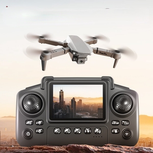 Cheap Hot E88 E99 Drone <b>Remote</b> <b>Control</b> With Screen 50X Zoom Headless Mode Dual Camera Flow Hover Novices Brushless Motor Drone - Product Image 4