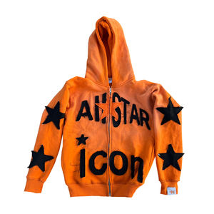 Sudadera con capucha de algodón grueso con serigrafía personalizada, jersey de invierno con lavado ácido desgastado de gran tamaño, fabricantes para hombres - Product Image 5