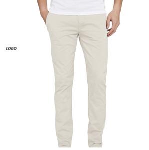 Venta caliente directo de fábrica Formal Regular para hombres Chino pantalón entrenamiento al aire libre transpirable en blanco personalizado Casual pantalones masculinos - Product Image 6