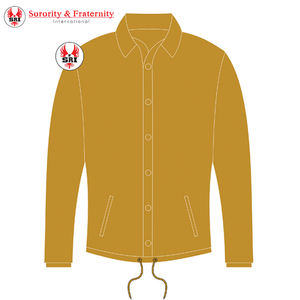 Veste en polyester pour femmes, brodée sur mesure, avec lettres grecques Alpha Phi Sorority et Fraternity, en nylon, pour entraîneurs - Product Image 4