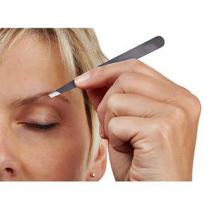 Pinzas de salón para desplumar cejas pinzas para desplumar herramientas de cuidado personal de acero inoxidable - Product Image 4