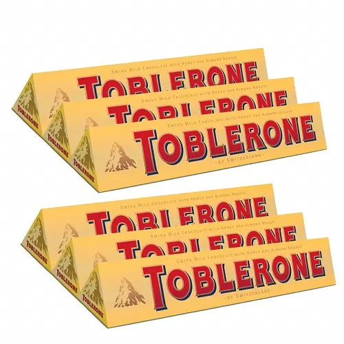 Toblerone Zwitserse Melkchocolade 100G (Geïmporteerd) (Pak Van 20) Repen