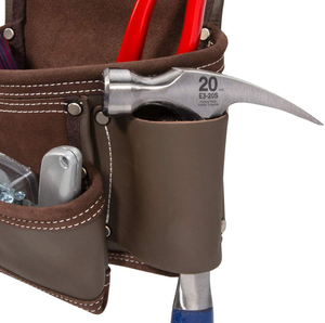 OEM <b>Leather</b> <b>Tool</b> Bag with Custom Logo Print Waterproof Feature for Wood Carpentry <b>Tools</b> Carpenters' <b>Tool</b> Belt - Product Image 5