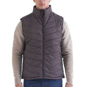 Chaleco Acolchado con Capucha Informal de Invierno para Hombre, Diseño Personalizado, Venta al por Mayor, Alta Calidad, Impermeable, Transpirable, Ligero y Cálido, Sin Mangas - Product Image 1
