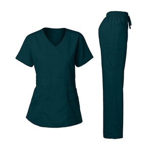 Uniformes médicos elásticos de talla grande personalizados, conjuntos de ropa de enfermería para uso hospitalario, uniformes médicos - Product Image 2