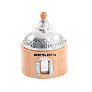 Marmite en métal au design arabe Nouvelle casserole en métal de forme ronde pour la cuisine Chauffe-plats en métal - Product Image 2