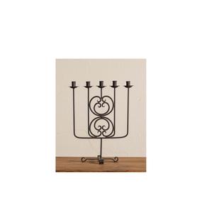 Candélabre en métal pour les salles de banquet d'hôtel offrant un grand effet d'éclairage décoratif pour des expériences de célébration mémorables - Product Image 2