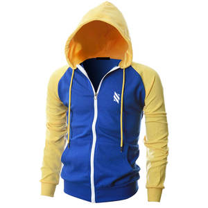 Nueva llegada sudaderas con cremallera duraderas secado rápido color personalizado con capucha casual invierno al aire libre desgaste para los hombres - Product Image 1