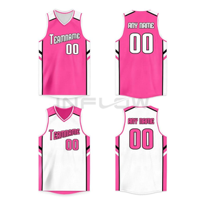 Camiseta de baloncesto personalizada 100% poliéster, ropa de baloncesto, diseños de uniformes, conjuntos de sublimación con patrón de equipo juvenil - Product Image 6