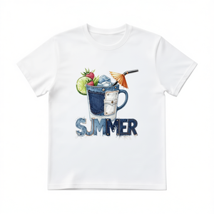 T-Shirt Unisex 100% Cotone 210GSM Stile Casual Vestibilità Oversize Modello Rose con Stampa DTG e Serigrafia - Product Image 2