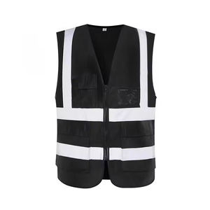 Chalecos de Seguridad Reflectantes Fluorescentes de Poliéster de Alta Visibilidad, Uniformes de Seguridad Personalizables, Chalecos de Construcción - Product Image 6