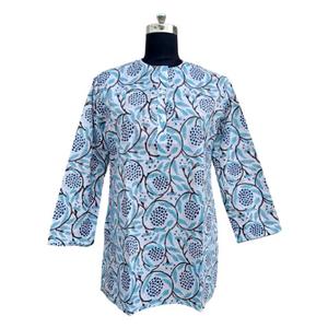 <b>Kurti</b> Premium High Quality Cotton Short Kurta Floral Print Regular Used <b>Women</b> Wear - Product Image 5