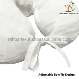 Baby Positioning Bolster <b>Pillow</b> <b>Soft</b> Cotton Muslin Infant Sleep Support <b>Pillow</b>, Anti-Roll Newborn Side Support Cushion - Product Image 5