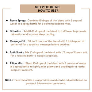 Mélange d'huiles essentielles pures de qualité thérapeutique pour le sommeil, huile corporelle hydratante aux ingrédients de rose musquée, menthe, citron, arbre à thé et rose - Product Image 5