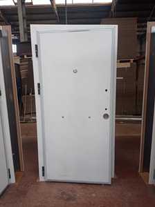 ประตูเหล็กภายใน ABSDOOR PANOROMA ลายใบไม้เงางาม แบบใช้มือ  สำหรับโรงแรม วิลล่า อพาร์ทเมนต์  พร้อมฉนวนกันความร้อน ดีไซน์ทันสมัย - Product Image 3