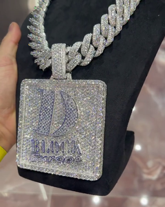 Collar con Colgante Personalizado Chapado en Oro, Certificado por GRA, con Moissanita de Color VVS/D, Estilo Hip Hop, Colgantes de Moda - Product Image 5