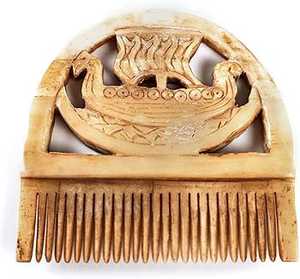 Peigne en os pour la coiffure à domicile élégant avec logo personnalisé Poignée d'utilisation tendance pour les voyages et les hôtels - Product Image 3