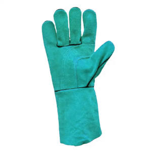 ถุงมืองานเชื่อมหนังวัวแยกชิ้นแบบทนทานถุงมือนิรภัยสำหรับช่างอุตสาหกรรมป้องกันมือได้มากที่สุด - Product Image 2