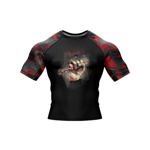 Rashguard pour hommes jiu jitsu kimono à manches longues Rash Guard Fight Wear Compression Full Printing Boxing Shirt MMA Bjj Rash Guards - Product Image 4