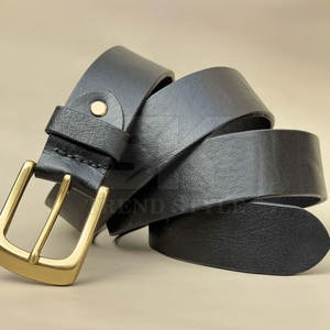 Cinturón de Cuero de un Solo Color, Diseño Elegante para Uso Formal e Informal, Cinturón de Cuero Duradero de un Solo Color - Product Image 2