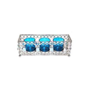 Luxurious Rectangular Crystal and Metal <b>Votive</b> <b>Candle</b> <b>Holder</b> Perfect for Weddings Hotel Decor and Elegant <b>Candle</b> Displays - Product Image 5