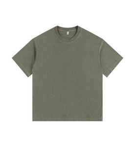 Camiseta de Diseñador Informal, Transpirable, de Gran Tamaño, Unisex, Vintage, de 380 g/m², para Hombre y Mujer - Product Image 1