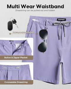 Pantalones Cortos Deportivos de Algodón para Hombre, Transpirables, Ligeros, Diseño Casual de Cintura Media para Correr y Entrenar a Diario - Product Image 3