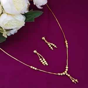 Conjunto de joyería india para mujer, collar con cuentas de borla de boda tradicional chapado en oro, pendientes colgantes, fabricante indio de joyería - Product Image 2