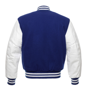 Vestes universitaires d'hiver sur mesure, coupe ajustée, garniture en fourrure de mouton, col montant, fermeture à boutons, tissu tricoté, design respirant, pour hommes - Product Image 4