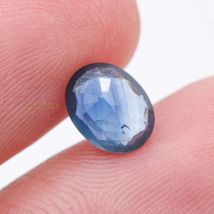 Memoria Jewels - Zafiro Azul Natural Certificado por GIA, Corte Ovalado de 10x7 mm, 1.45 CT, Gema Suelta Hecha a Mano para Joyería - Product Image 2