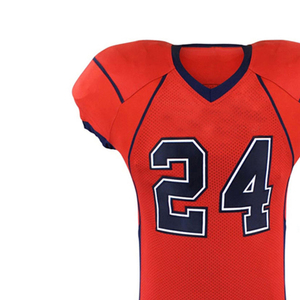 Uniforme de Fútbol Americano Transpirable de Manga Corta con Estampado, Tela Resistente, para Entrenamiento de Equipo y Partidos, Suministro al por Mayor - Product Image 5