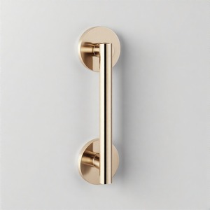 BaronGrip Poignée d'entrée Regal Edge Poignée de porte en laiton de qualité supérieure pour portes intérieures et extérieures Quincaillerie de tirage de designer de luxe - Product Image 1