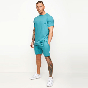 Conjunto de chándal corto transpirable para hombre, ropa deportiva de verano - Product Image 3