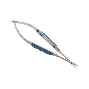 Micro tijera quirúrgica multiusos, hoja afilada recta de acero inoxidable, mango de agarre de goma, alta calidad, venta al por mayor, Micro Tijera - Product Image 5