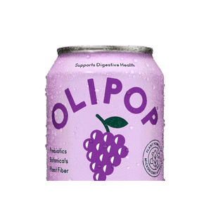 Olipop Classic Grape – refresco con gas, sabor a fruta auténtica y prebióticos que son amigos del intestino. - Product Image 2