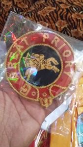 Custom Brand Name Logo Gold Metal <b>Decorative</b> Buckle with Lace Decoration Nickel-Free for Garment Belt Clothing - Product Image 3